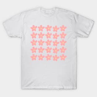 Peach flowers watercolor T-Shirt